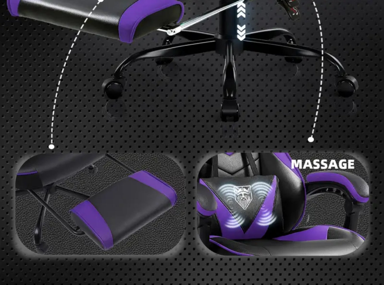 ZEANUS Ergonomic Multifunctional Gaming Chair