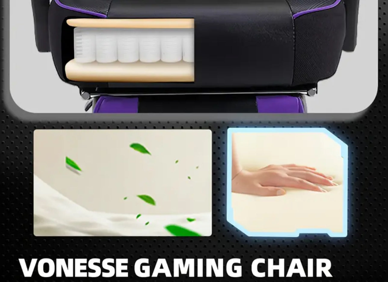ZEANUS Ergonomic Multifunctional Gaming Chair